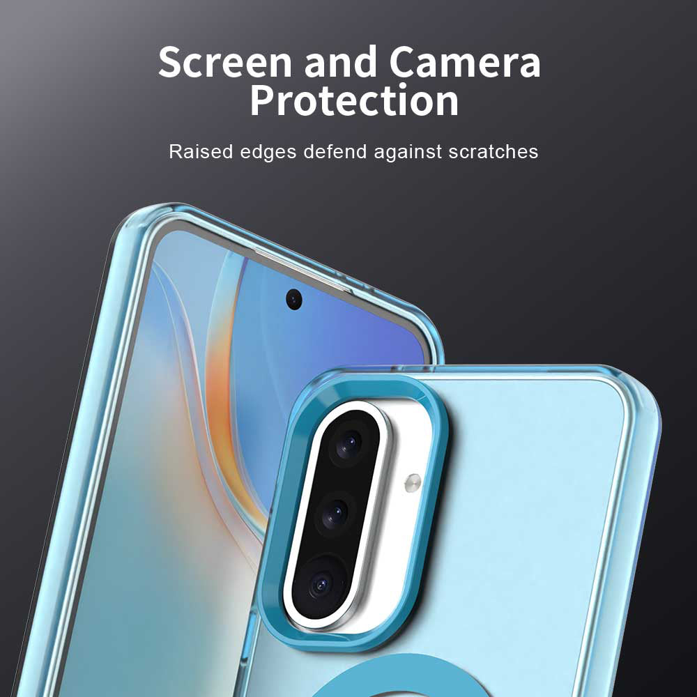 Etui MagSafe do Samsung Galaxy A36 A366, Techsuit, CandyCase, Niebieskie