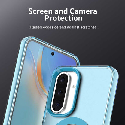 Etui MagSafe do Samsung Galaxy A36 A366, Techsuit, CandyCase, Niebieskie