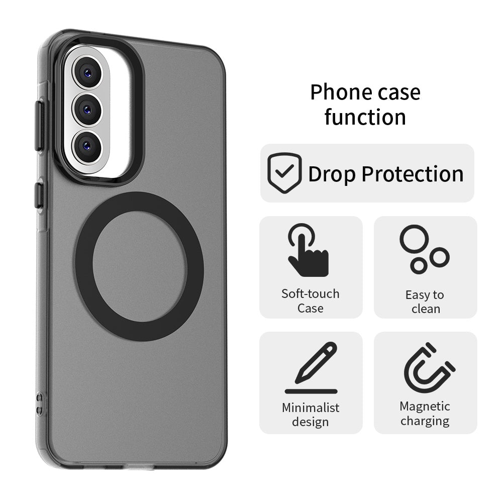 MagSafe Case for Samsung Galaxy A37 5G, Techsuit, CandyCase, Black