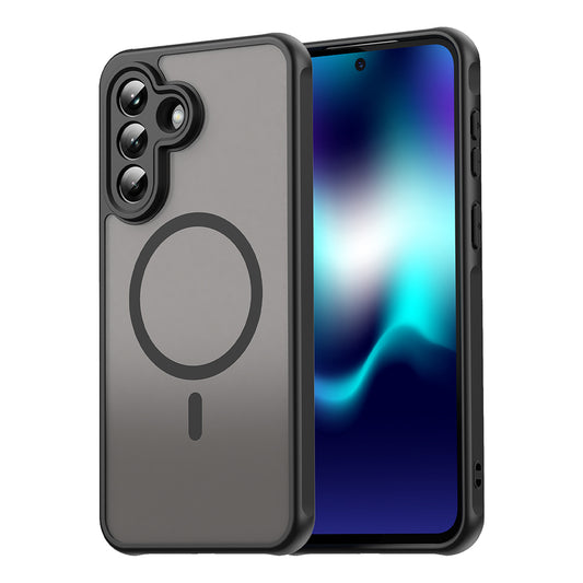 Etui MagSafe dla Samsung Galaxy A37 5G, Techsuit, HaloFrost II, Czarne