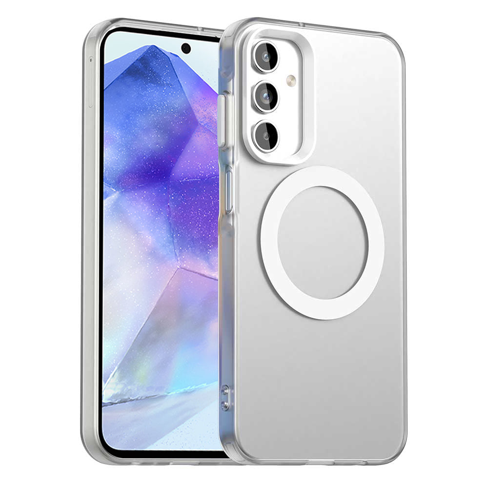 Etui MagSafe do Samsung Galaxy A55 5G A556, Techsuit, CandyCase, Białe