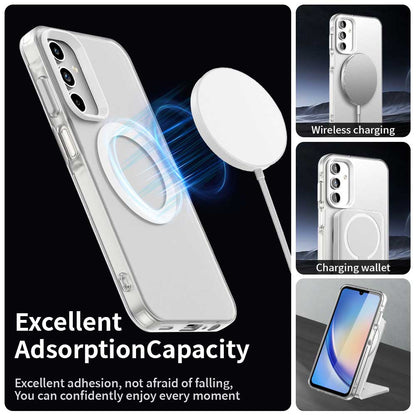 Etui MagSafe do Samsung Galaxy A55 5G A556, Techsuit, CandyCase, Białe