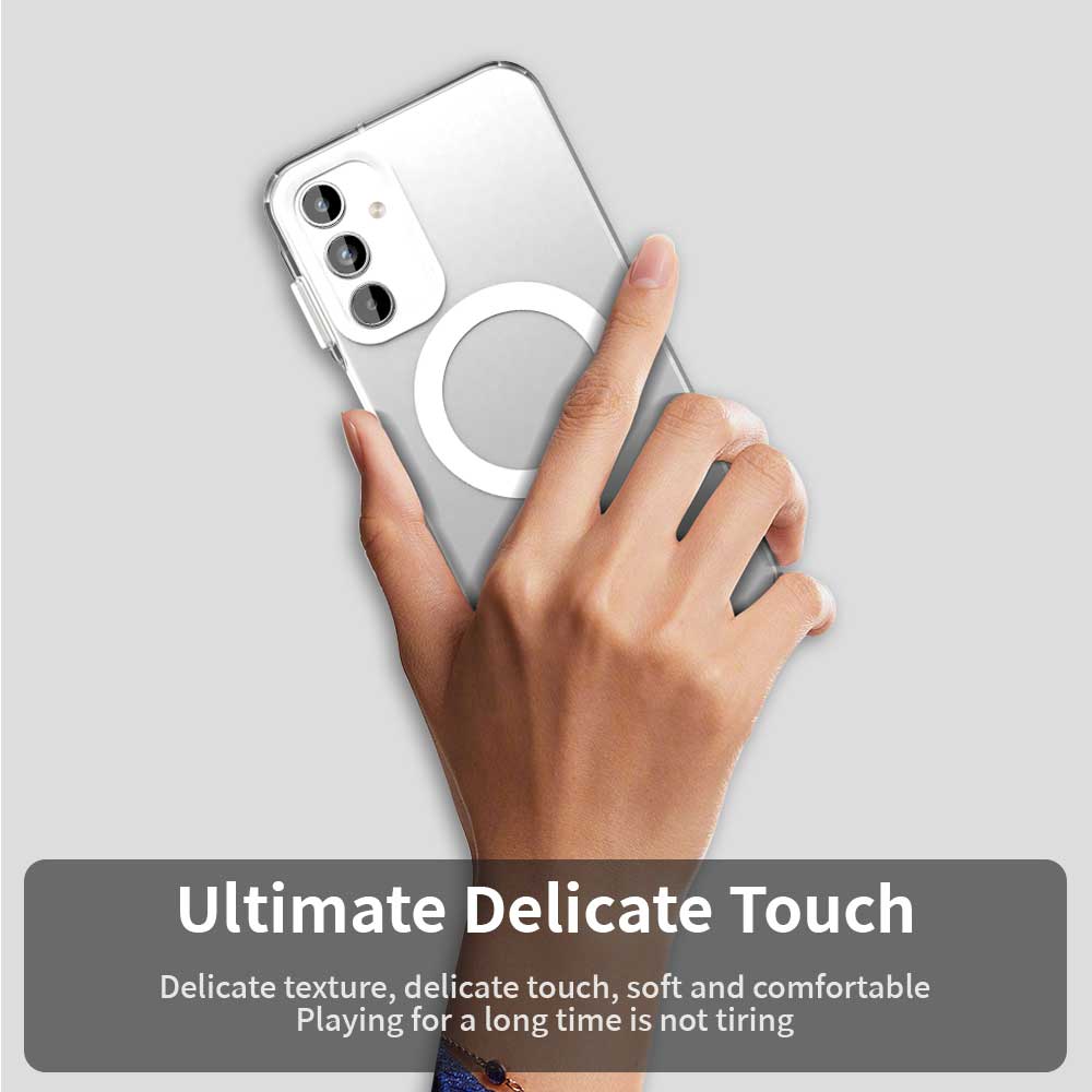 Etui MagSafe do Samsung Galaxy A55 5G A556, Techsuit, CandyCase, Białe