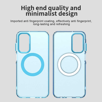 Etui MagSafe do Samsung Galaxy A55 5G A556, Techsuit, CandyCase, Niebieskie