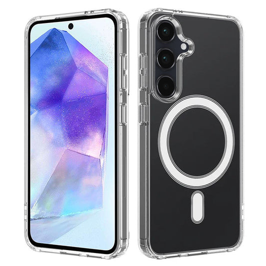 Etui MagSafe do Samsung Galaxy A55 5G A556, Techsuit, Pro, Przezroczyste
