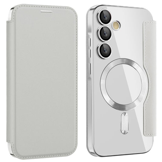 Etui MagSafe do Samsung Galaxy A55 5G A556, Techsuit, SmartMag Book, Szary