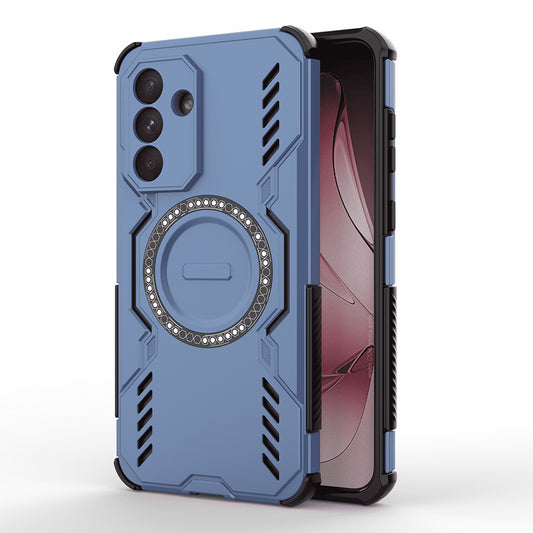 MagSafe Case for Samsung Galaxy A56 A566, Techsuit, ArmorMag, Blue