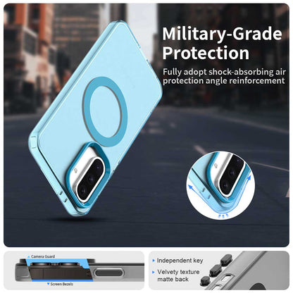MagSafe Case for Samsung Galaxy A56 A566, Techsuit, CandyCase, Blue