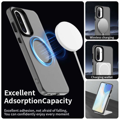 Etui MagSafe do Samsung Galaxy A56 A566, Techsuit, CandyCase, Czarny