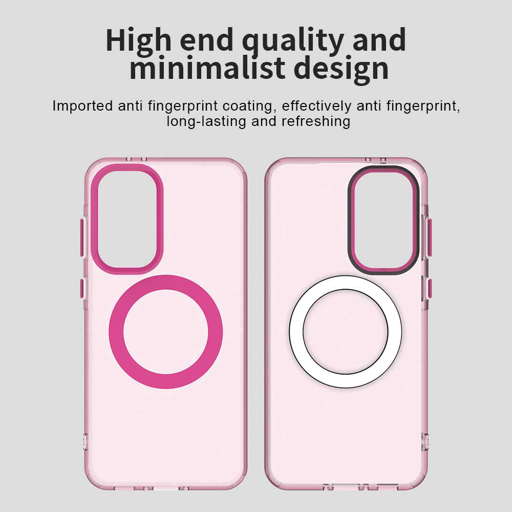 MagSafe Case for Samsung Galaxy A56 A566, Techsuit, CandyCase, Pink