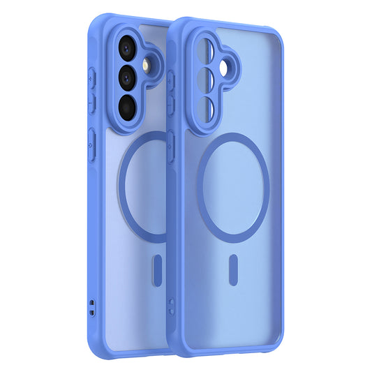 Etui MagSafe dla Samsung Galaxy A56 A566, Techsuit, HaloFrost II, Niebieskie