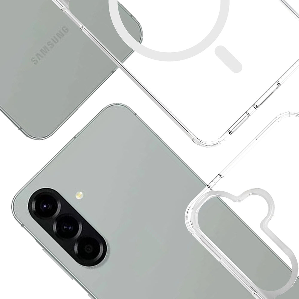 Etui MagSafe dla Samsung Galaxy A57 5G, 3MK, Armor MagCase, Przezroczyste