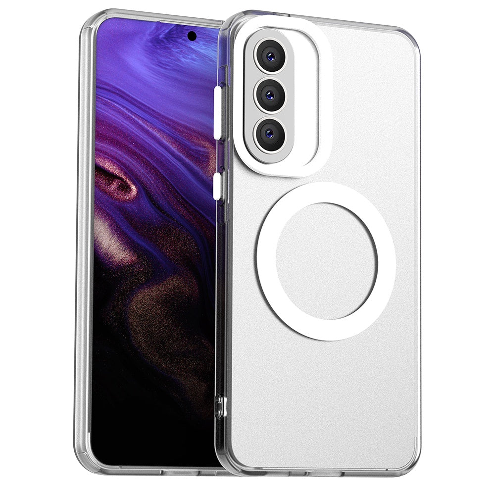 Etui MagSafe dla Samsung Galaxy A57 5G, Techsuit, CandyCase, Białe