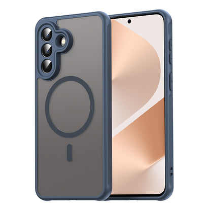 Etui MagSafe dla Samsung Galaxy A57 5G, Techsuit, HaloFrost II, Granatowy