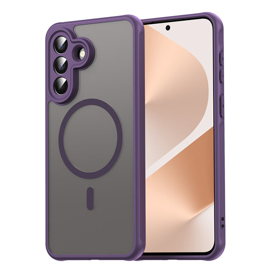 Etui MagSafe dla Samsung Galaxy A57 5G, Techsuit, HaloFrost II, Fioletowy