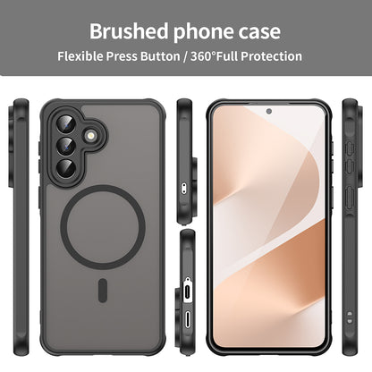 Etui MagSafe dla Samsung Galaxy A57 5G, Techsuit, HaloFrost II, Czarne