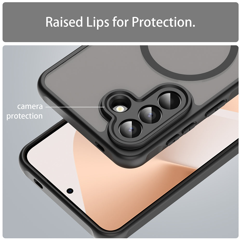 Etui MagSafe dla Samsung Galaxy A57 5G, Techsuit, HaloFrost II, Czarne