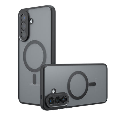 Etui MagSafe dla Samsung Galaxy A57 5G, Techsuit, PureFrost, Czarne Satynowe