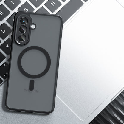 Etui MagSafe dla Samsung Galaxy A57 5G, Techsuit, PureFrost, Czarne Satynowe