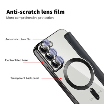 Etui MagSafe do Samsung Galaxy S22+ 5G S906, Techsuit, SmartMag Book, czarne