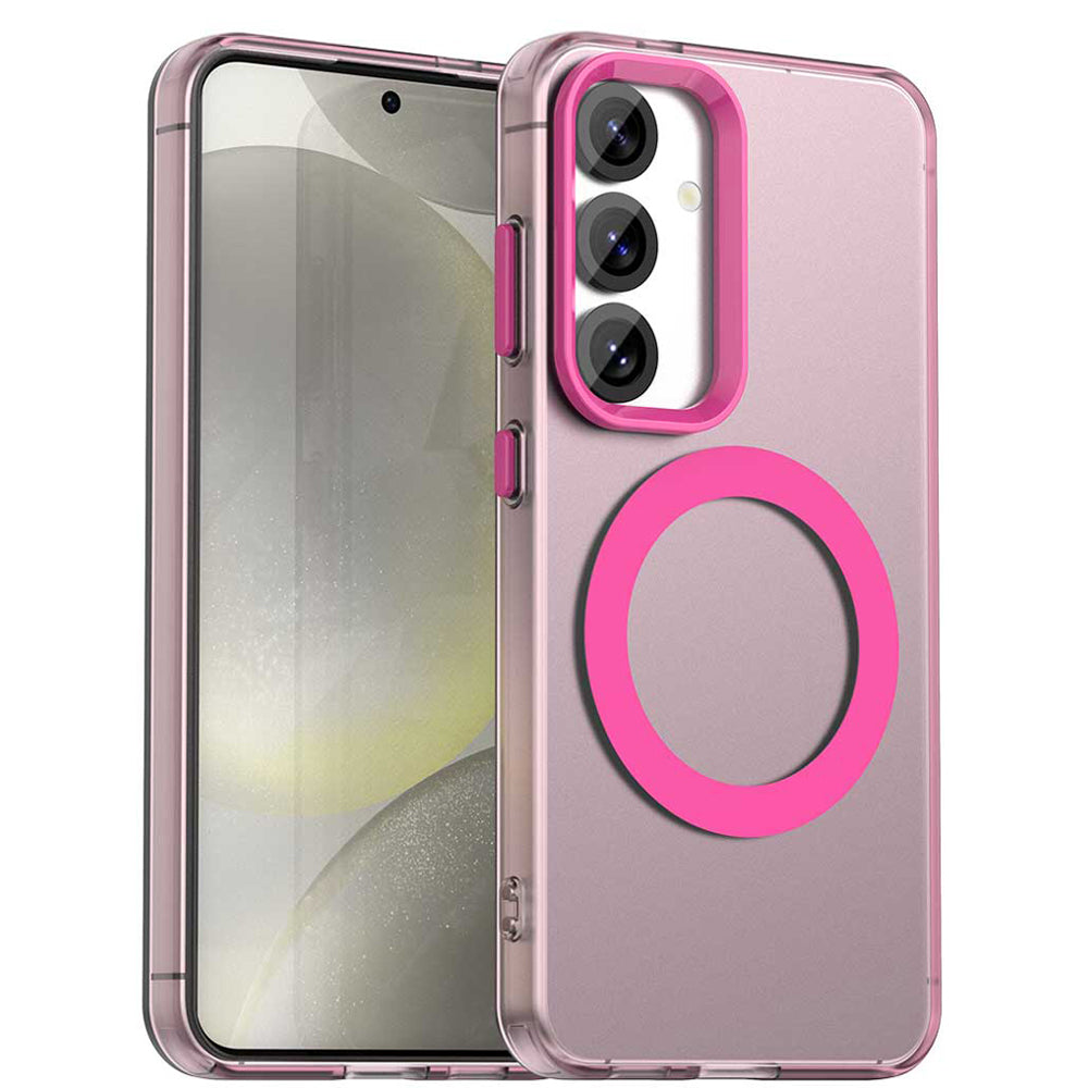 Etui MagSafe do Samsung Galaxy S23 FE S711, Techsuit, CandyCase, Różowe