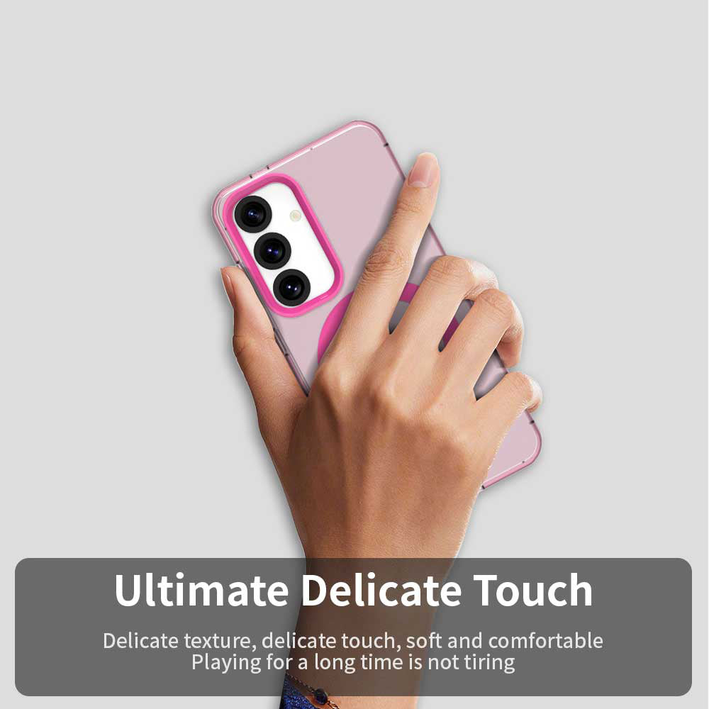 Etui MagSafe do Samsung Galaxy S23 FE S711, Techsuit, CandyCase, Różowe