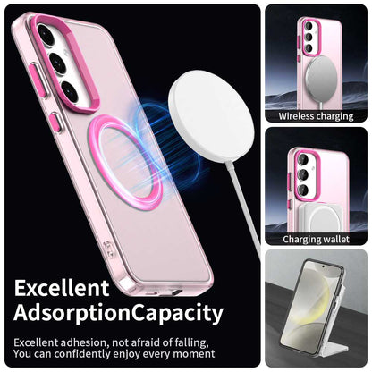 Etui MagSafe do Samsung Galaxy S23 FE S711, Techsuit, CandyCase, Różowe