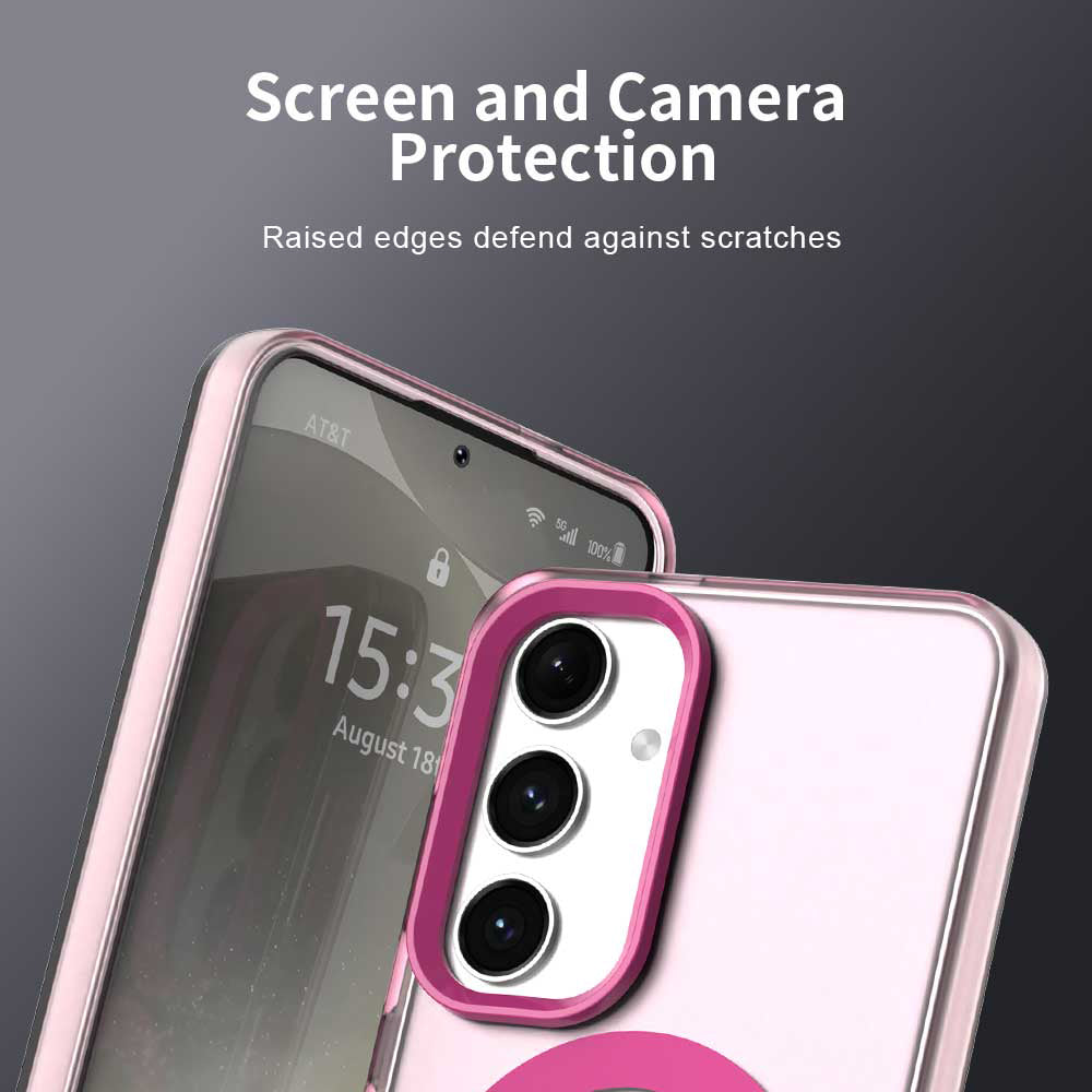 Etui MagSafe do Samsung Galaxy S23 FE S711, Techsuit, CandyCase, Różowe