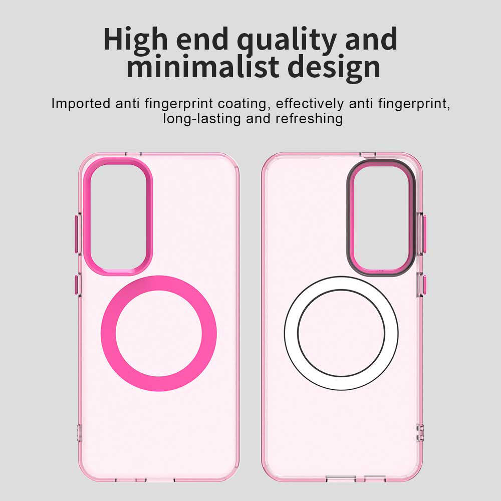 Etui MagSafe do Samsung Galaxy S23 FE S711, Techsuit, CandyCase, Różowe
