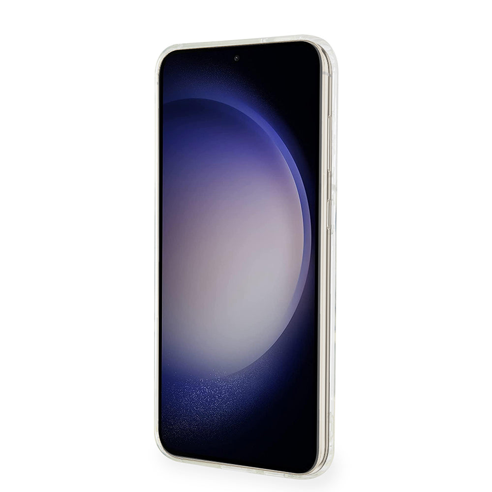 Etui MagSafe dla Samsung Galaxy S23+ S916, Karl Lagerfeld, IML Ikonik Karl, Przezroczyste