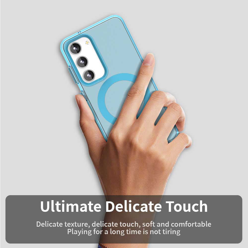 Etui MagSafe do Samsung Galaxy S23+ S916, Techsuit, CandyCase, Niebieskie