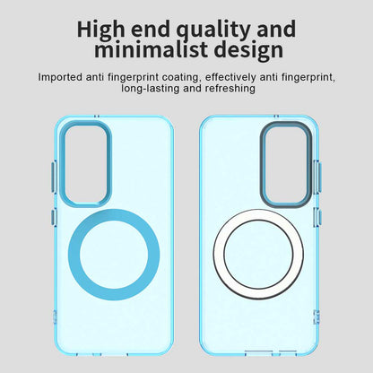 Etui MagSafe do Samsung Galaxy S23+ S916, Techsuit, CandyCase, Niebieskie