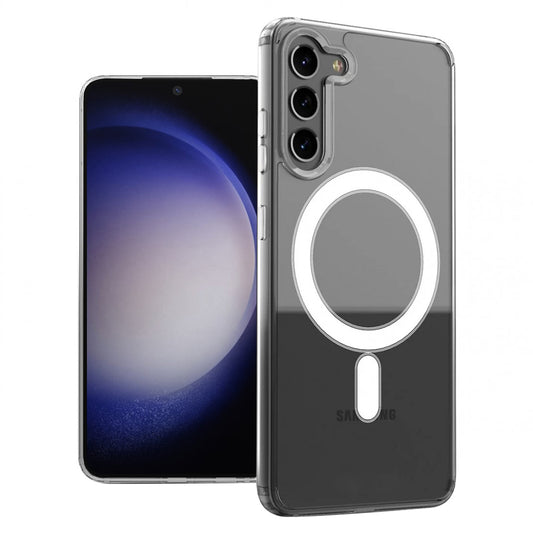 Etui MagSafe do Samsung Galaxy S23 S911, Techsuit, Pro, Przezroczyste