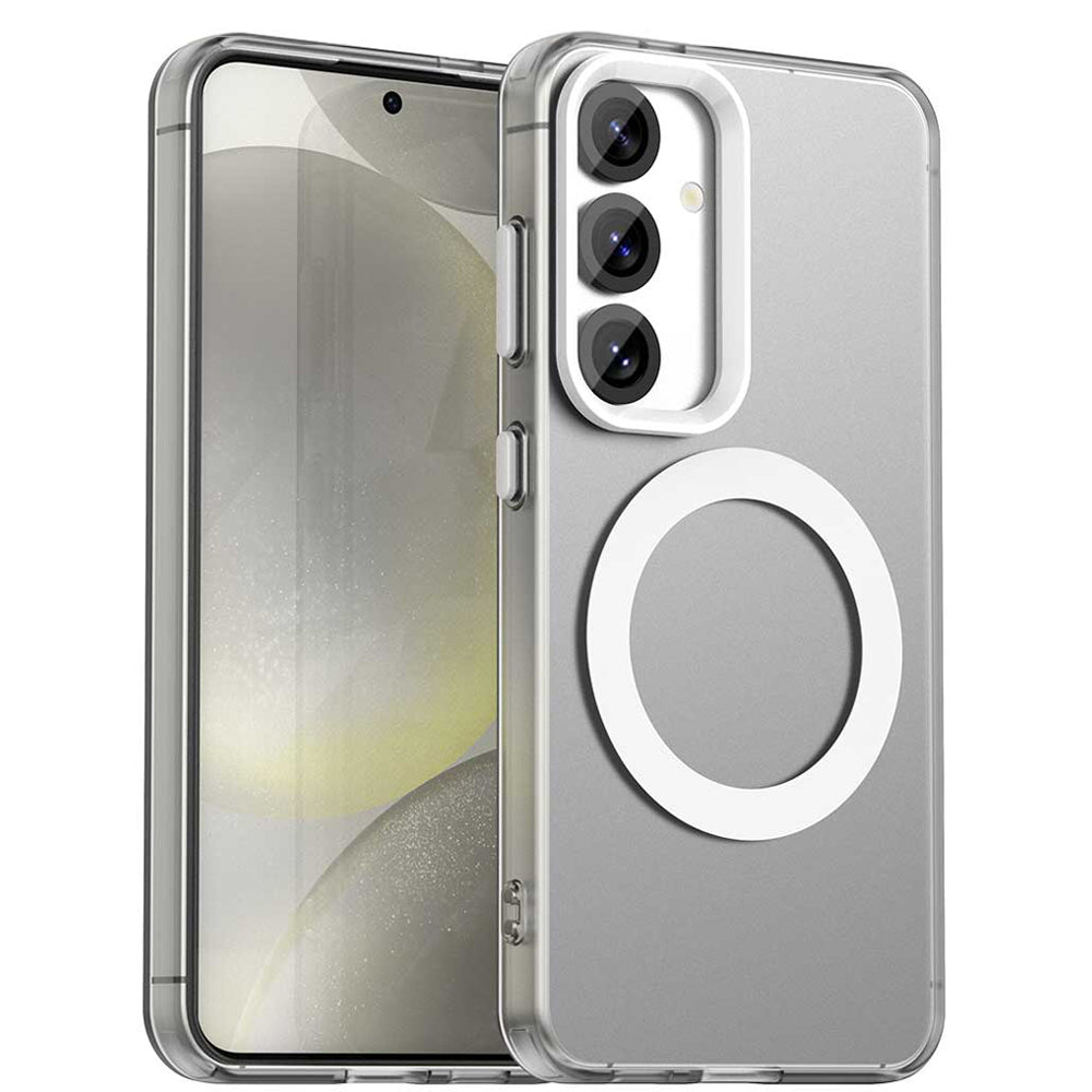 Etui MagSafe do Samsung Galaxy S24 FE S721, Techsuit, CandyCase, Białe