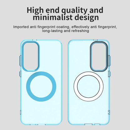 Etui MagSafe do Samsung Galaxy S24 FE S721, Techsuit, CandyCase, Niebieskie
