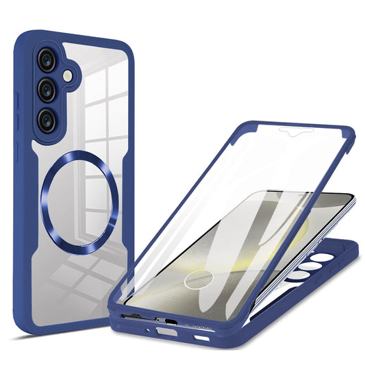Etui MagSafe do Samsung Galaxy S24+ S926, Techsuit, ColorVerse 360, Niebieskie