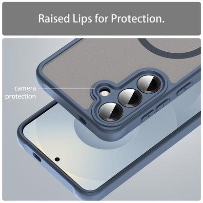 Etui MagSafe do Samsung Galaxy S24+ S926, Techsuit, HaloFrost II, Granatowy