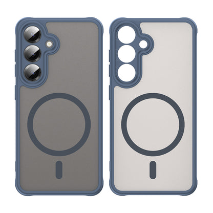 Etui MagSafe do Samsung Galaxy S24+ S926, Techsuit, HaloFrost II, Granatowy