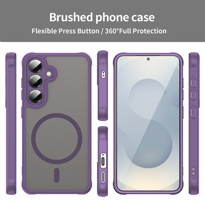 Etui MagSafe do Samsung Galaxy S24+ S926, Techsuit, HaloFrost II, Fioletowy