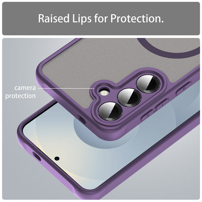 Etui MagSafe do Samsung Galaxy S24+ S926, Techsuit, HaloFrost II, Fioletowy