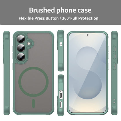 Etui MagSafe do Samsung Galaxy S24+ S926, Techsuit, HaloFrost II, Zielony