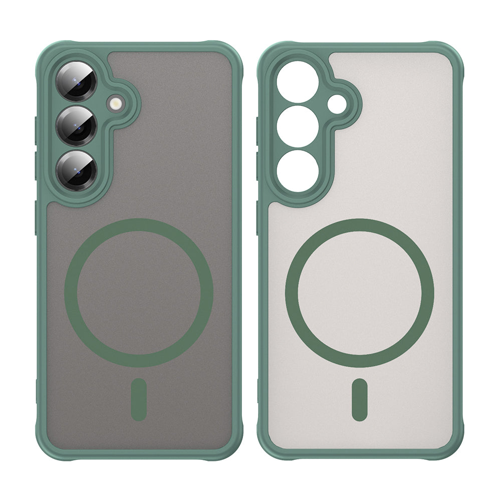 Etui MagSafe do Samsung Galaxy S24+ S926, Techsuit, HaloFrost II, Zielony