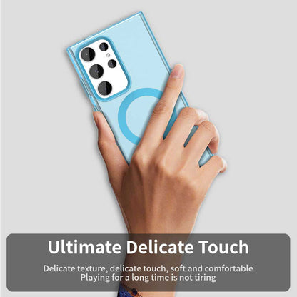 Etui MagSafe do Samsung Galaxy S24 Ultra S928, Techsuit, CandyCase, Niebieskie