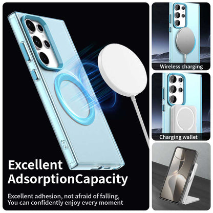Etui MagSafe do Samsung Galaxy S24 Ultra S928, Techsuit, CandyCase, Niebieskie