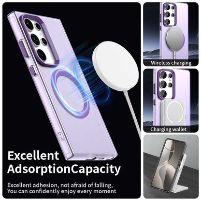 Etui MagSafe do Samsung Galaxy S24 Ultra S928, Techsuit, CandyCase, Fioletowy