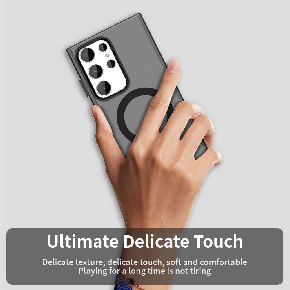 MagSafe Case for Samsung Galaxy S24 Ultra S928, Techsuit, CandyCase, Black