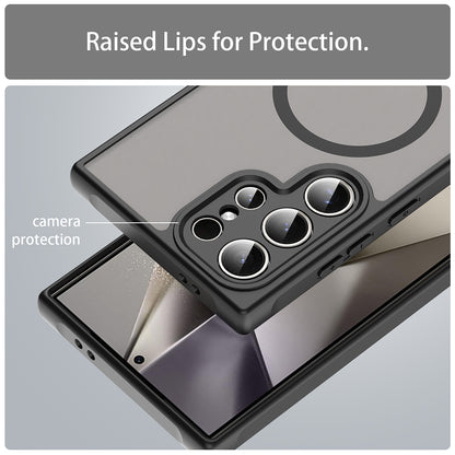 Etui MagSafe do Samsung Galaxy S24 Ultra S928, Techsuit, HaloFrost II, czarne