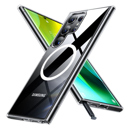 Etui MagSafe dla Samsung Galaxy S24 Ultra S928, Torras, Diamond, Przezroczyste