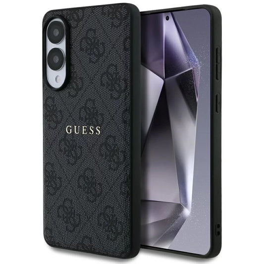 Etui MagSafe dla Samsung Galaxy S25 Edge S937, Guess, 4G Ring Classic Logo, Czarne