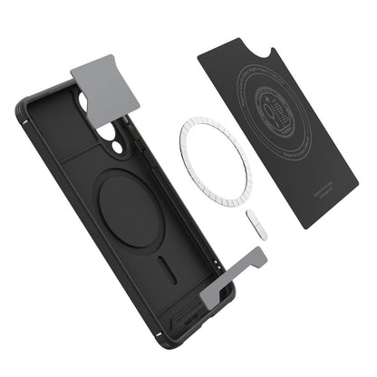 MagSafe Case for Samsung Galaxy S25 Edge S937, Spigen, Core Armor, Matte Black ACS09406